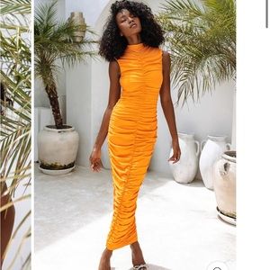 Tenille dress in orange, size xsmall